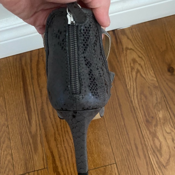 EXPRESSION Kourtney Grey Suede Heels (3/$36) - Picture 3 of 4